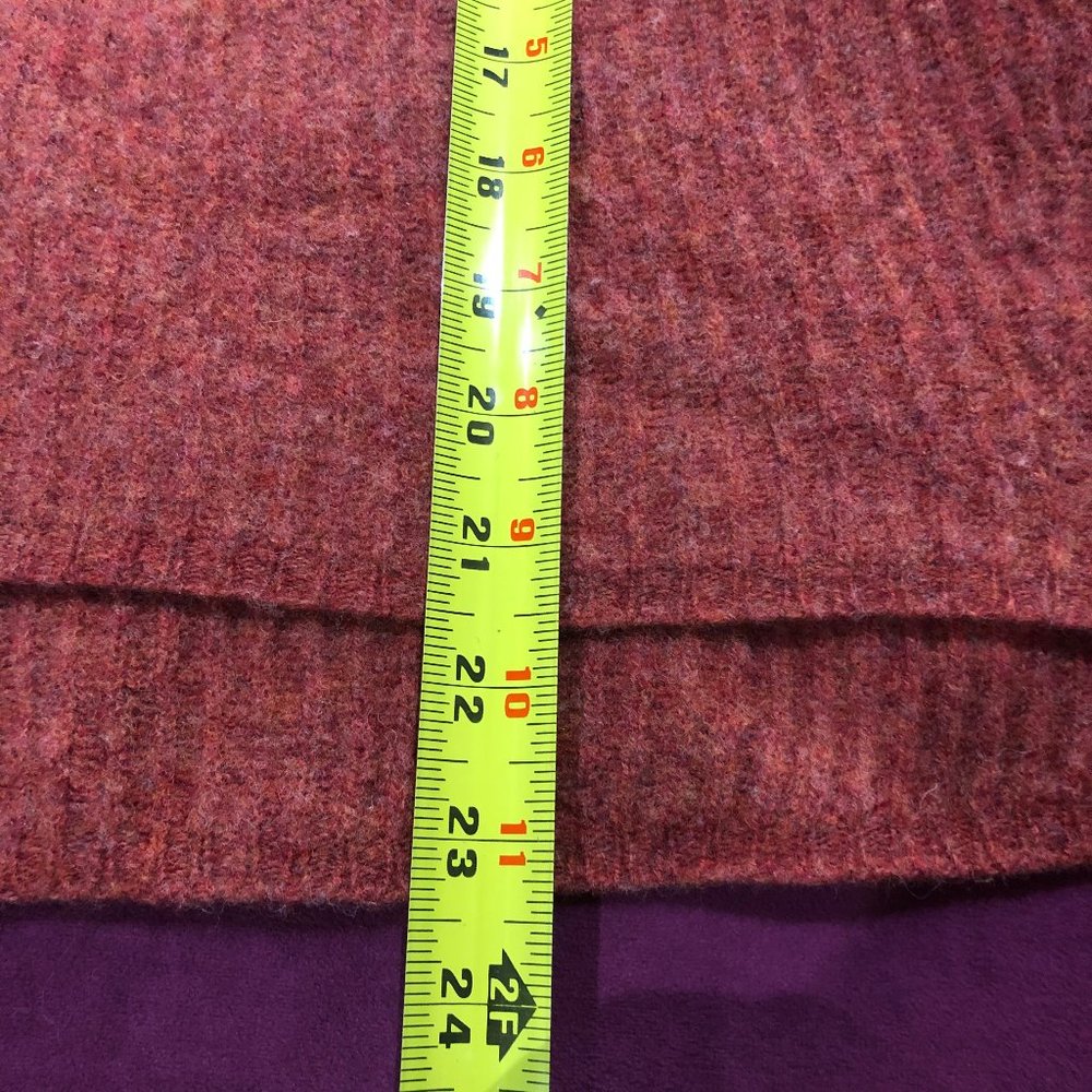 Madewell rust color sweater 100% merino wool med - Picture 8 of 8